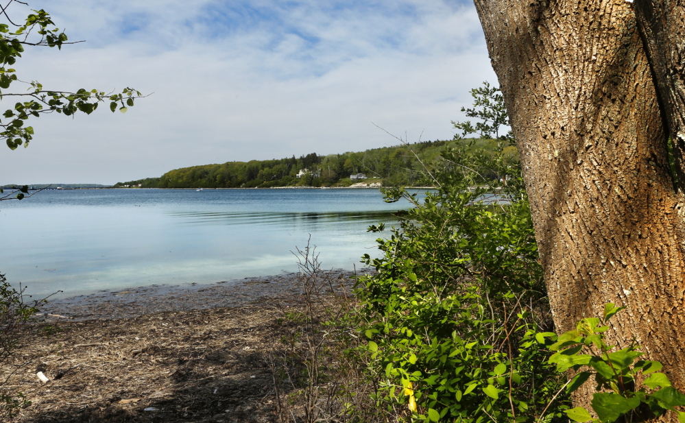 The Harpswell Heritage Land Trust recently acquired land along Curtis Cove. It will soon build trails leading to some of the most picturesque views along the Maine coast.