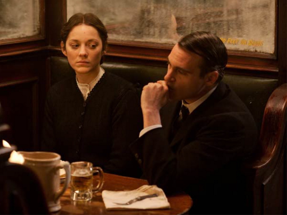 Marion Cotillard and Joaquin Phoenix in a scene from “The Immigrant”