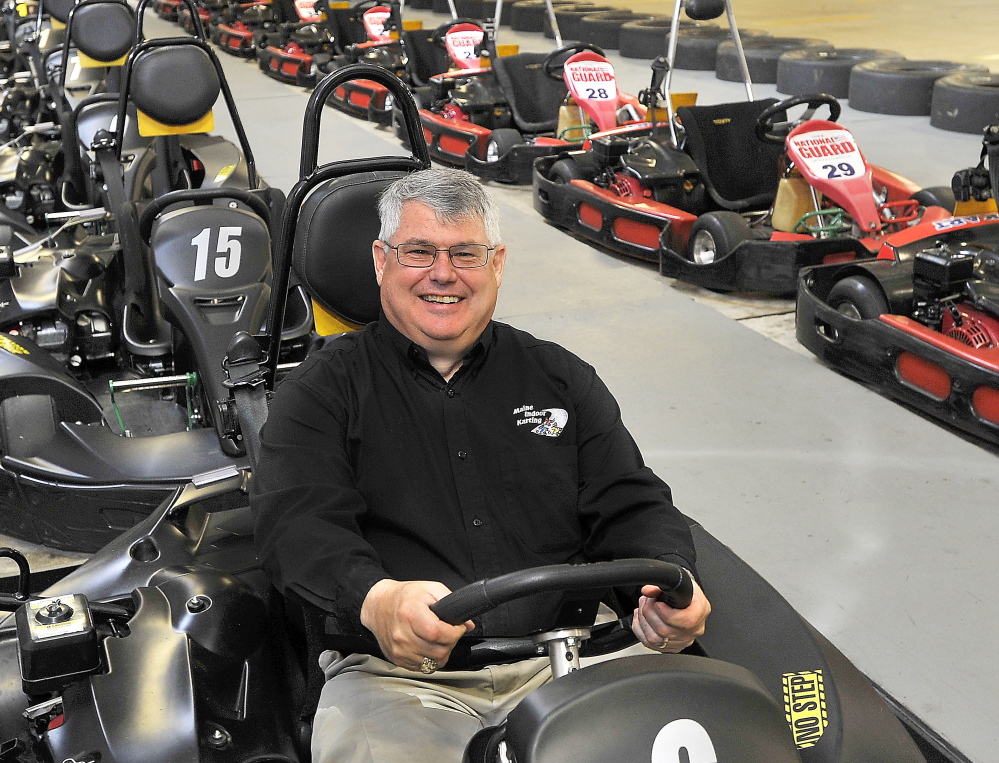 Rick Snow, owner of Maine Indoor Karting in Scarborough, is a trustee of the National Small Business Association, which tries to influence policy decisions to help small businesses.