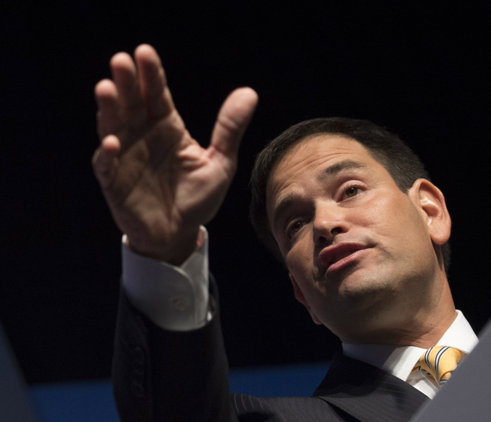 Sen. Marco Rubio, R-Fla., spoke of the “obligation to our country and to our fellow man to use our positions of influence to highlight Judeo-Christian values.”