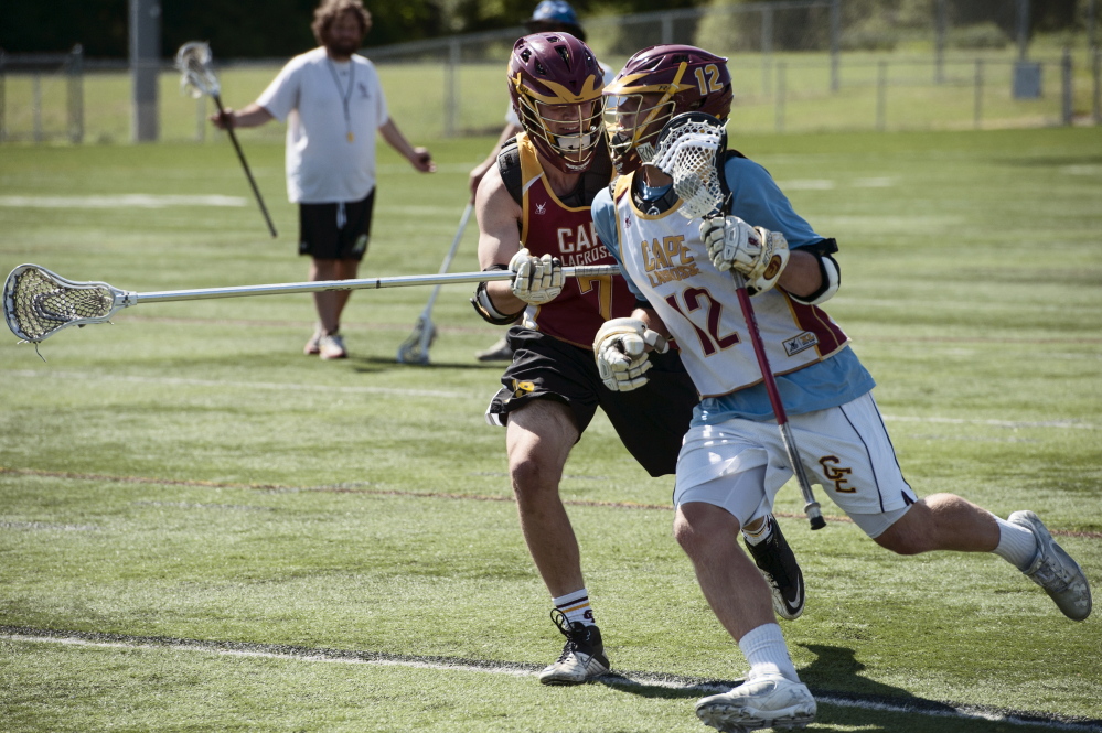 Griffin Thoreck, a junior midfielder, only has to look at his family to see what lacrosse has meant to Cape Elizabeth. His father, now the athletic director, played for the Capers in the sport’s high school infancy in Maine, and his freshmen twin brothers are on the team.