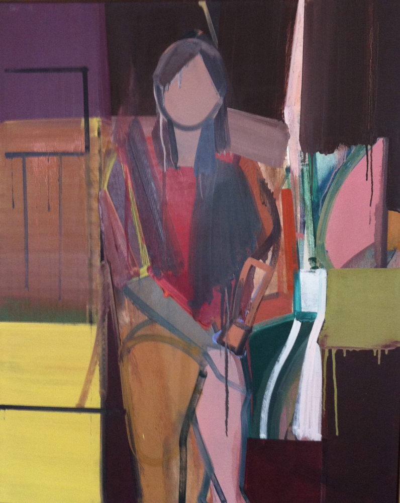 “Composition with Seated Figure,” 1973.