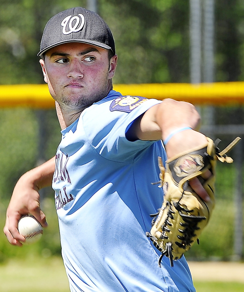 Spencer Hodge, who already has two playoff victories this year, will be on the mound Saturday for Windham in the Class A state championship game against Bangor.