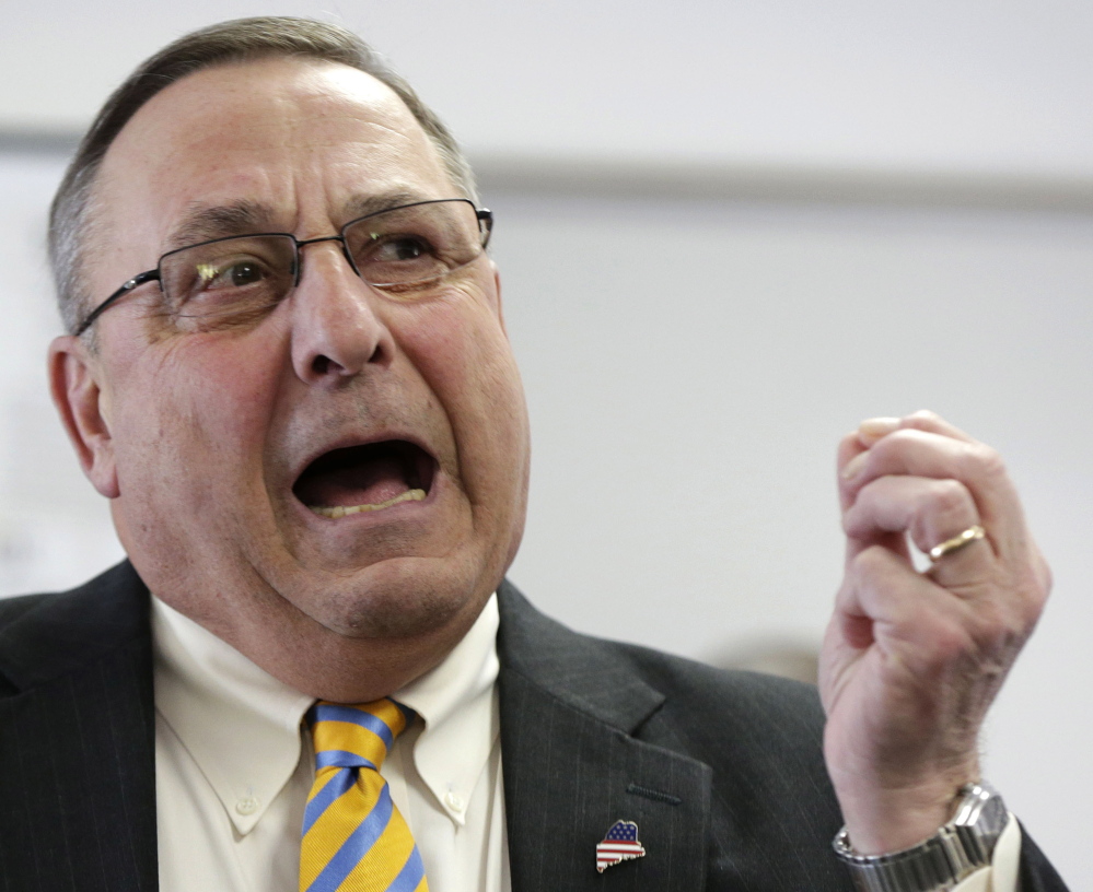 In arguing how Maine ranks in personal-income growth, Gov. Paul LePage said Wednesday in a media release that “the fact is that we have created thousands of jobs, more Mainers are working, and their income is going up.”