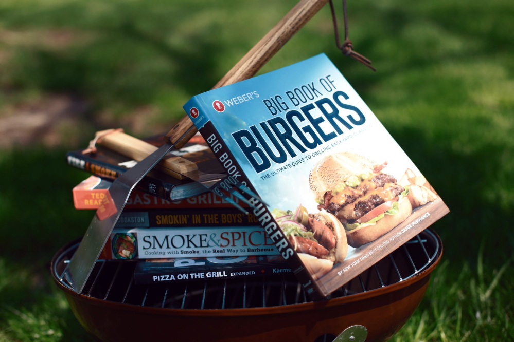 A pile of new cookbooks provides more than a season’s worth of recipes and tips for grilling everything from pizza to vegetables, seafood and, of course, a variety of meats.