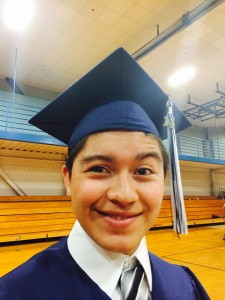 Luis Ramos Dubon of Portland High School. Selfie