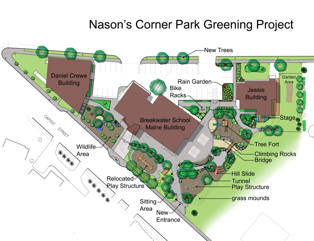 The Nason's Corner Park Project has dual environmental and community development goals.