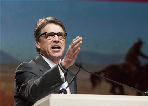 Gov. Rick Perry says he doesn't know whether therapy to "cure" being gay works.

The Associated Press