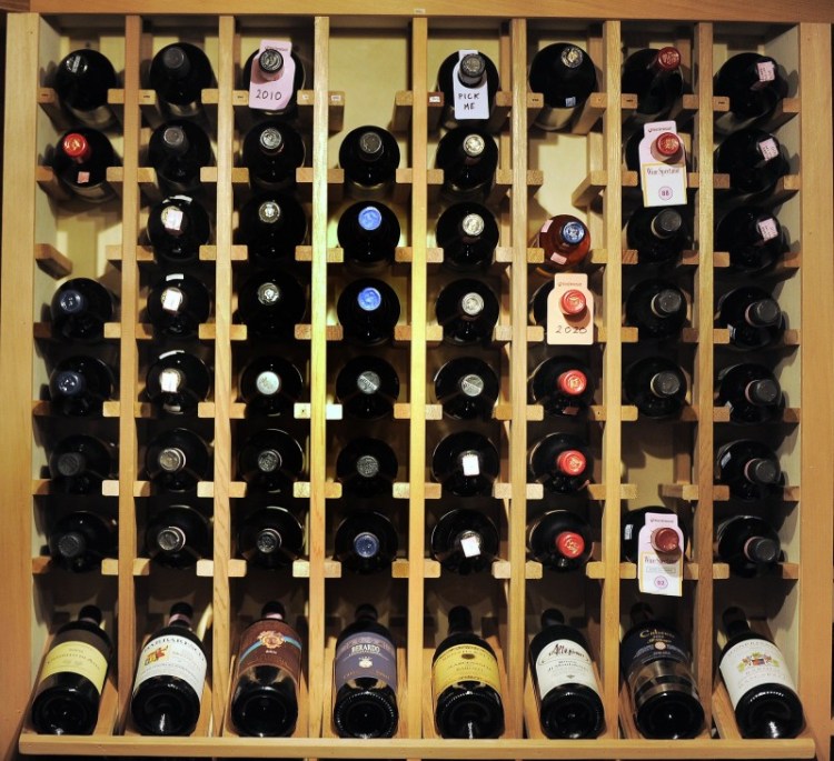 A private wine cellar.