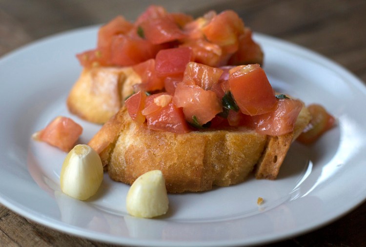 Brushcetta, a simple Italian snack of grilled bread, rubbed with garlic and piled with ripe tomatoes, basil and olive oil, is often both mispronounced and improperly made.