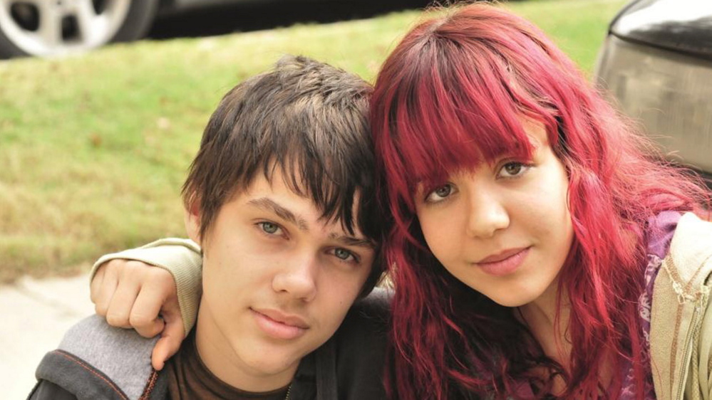 Ellar Coltrane, left, and Lorelei Linklater, in "Boyhood," which traces a boy's life over 12 years and was shot over 12 years. Contributed photo