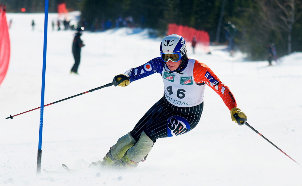 Sam Morse attacks the slopes in the same manner as Bode Miller, a former Carrabassett Valley Academy skier.