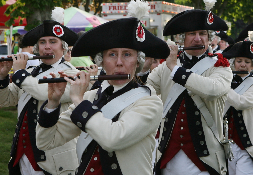 The Middlesex County Volunteers Fifes & Drums is based in Boston and plays music from the American Revolution and other eras.