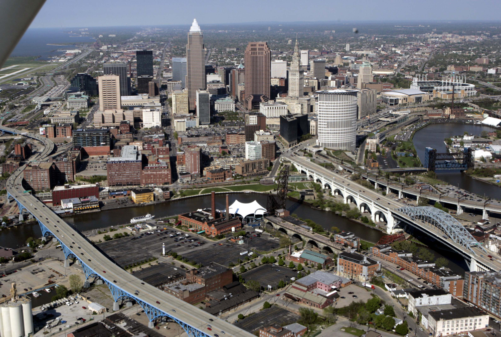Cleveland, shown here in a 2005 photo, last hosted the Republican convention in 1936.