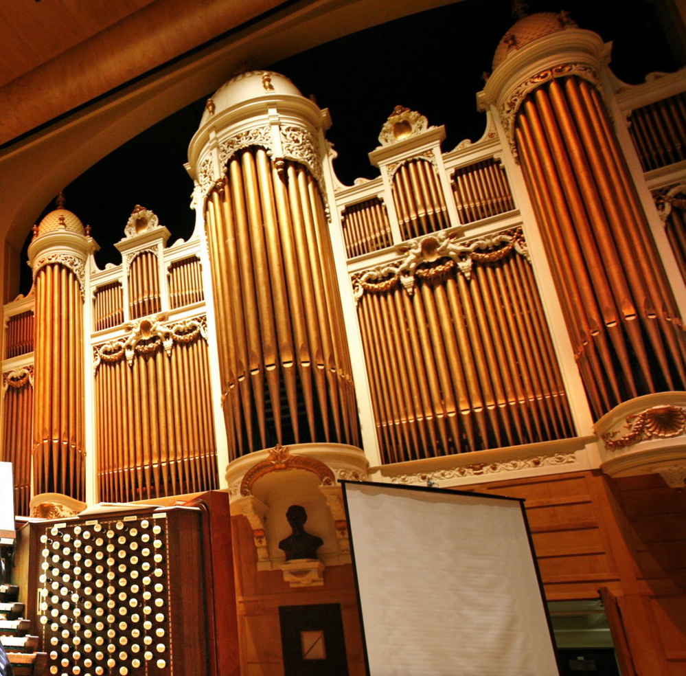 The Kotzschmar Memorial Organ was donated in 1912.