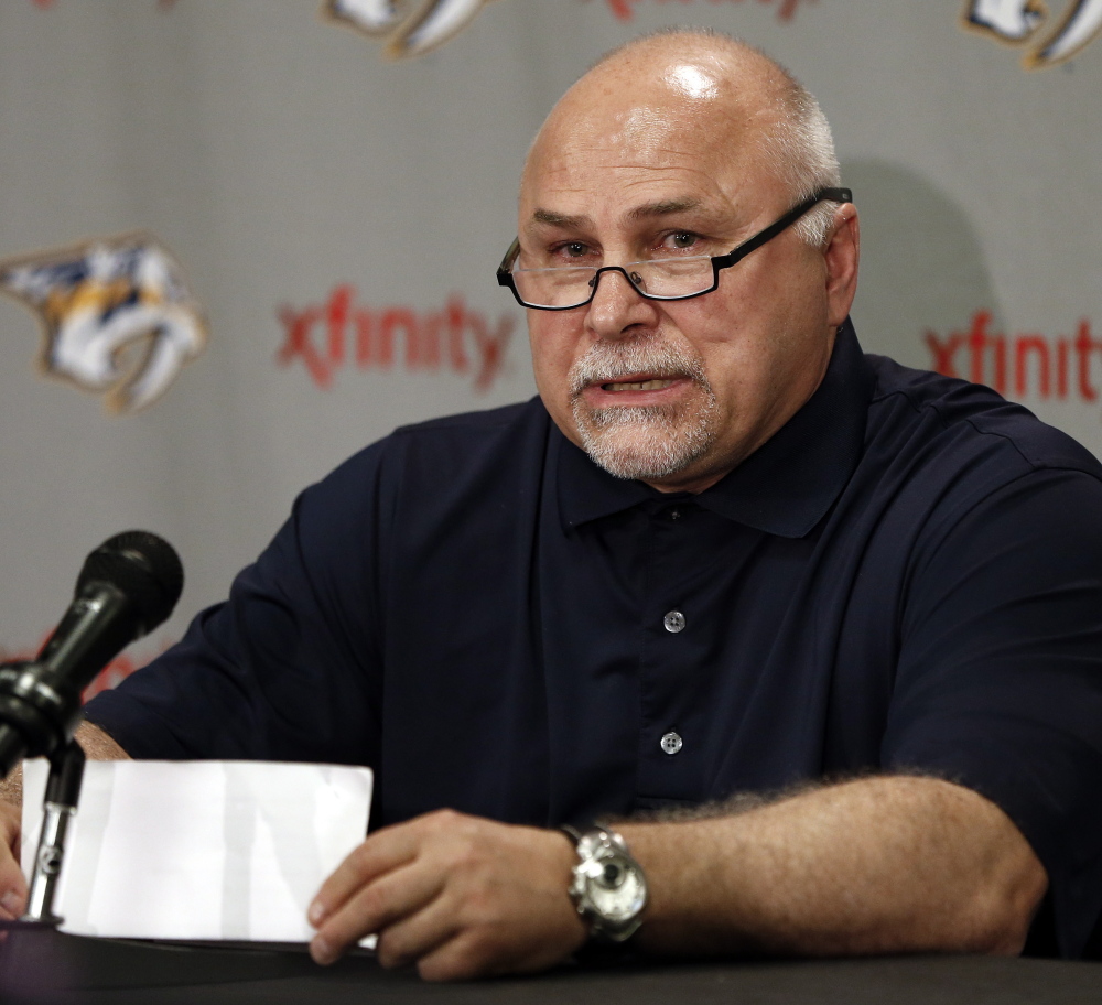 After leaving the Pirates, Barry Trotz spent 16 years with the Nashville Predators of the NHL. After being released following this past season, he was hired to coach the Washington Capitals – the franchise that gave him a chance in Portland.