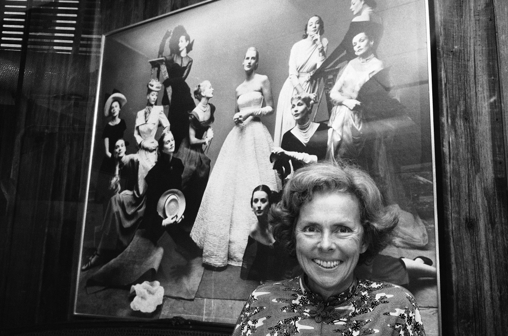 Eileen Ford, seen in 1977 at Ford Model Agency in New York, believed a model’s charisma was as vital as her looks as she launched the careers of Candice Bergen, Lauren Hutton, Christie Brinkley, Kim Basinger and Brooke Shields.