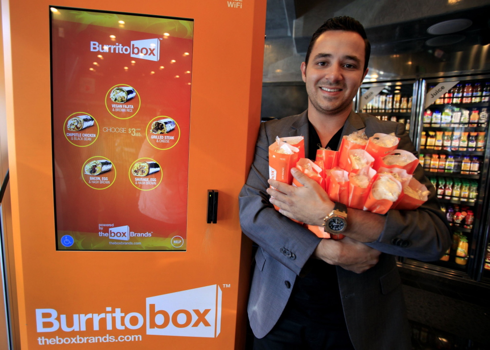 Denis Koci is co-founder and CEO of Burritobox, a machine that cooks and sells burritos for $3.65.