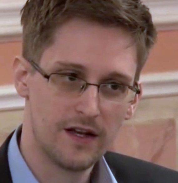 Edward Snowden in July 2014 image made from video. 