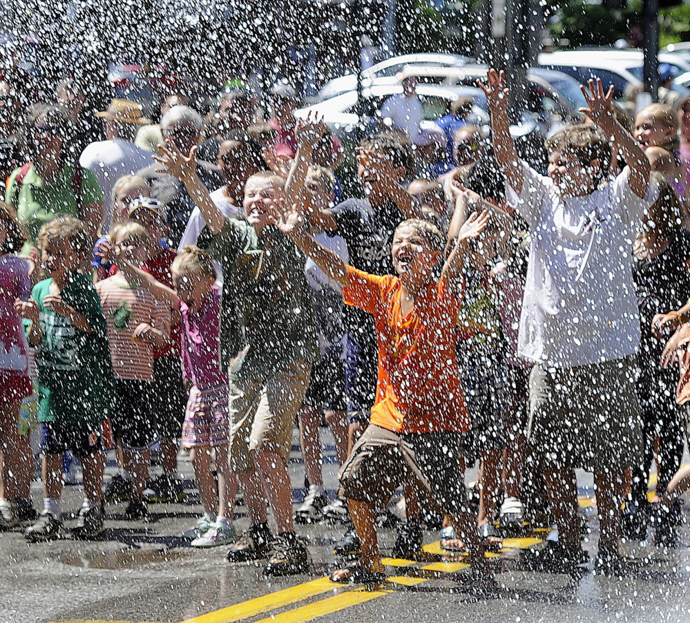 Wet fun at the Firemen’s Muster awaits Yarmouth Clam Festival goers. The 49th annual festival, which opens Friday, features a parade, midway, music and many more activities and events – and, of course, plenty of clams. 