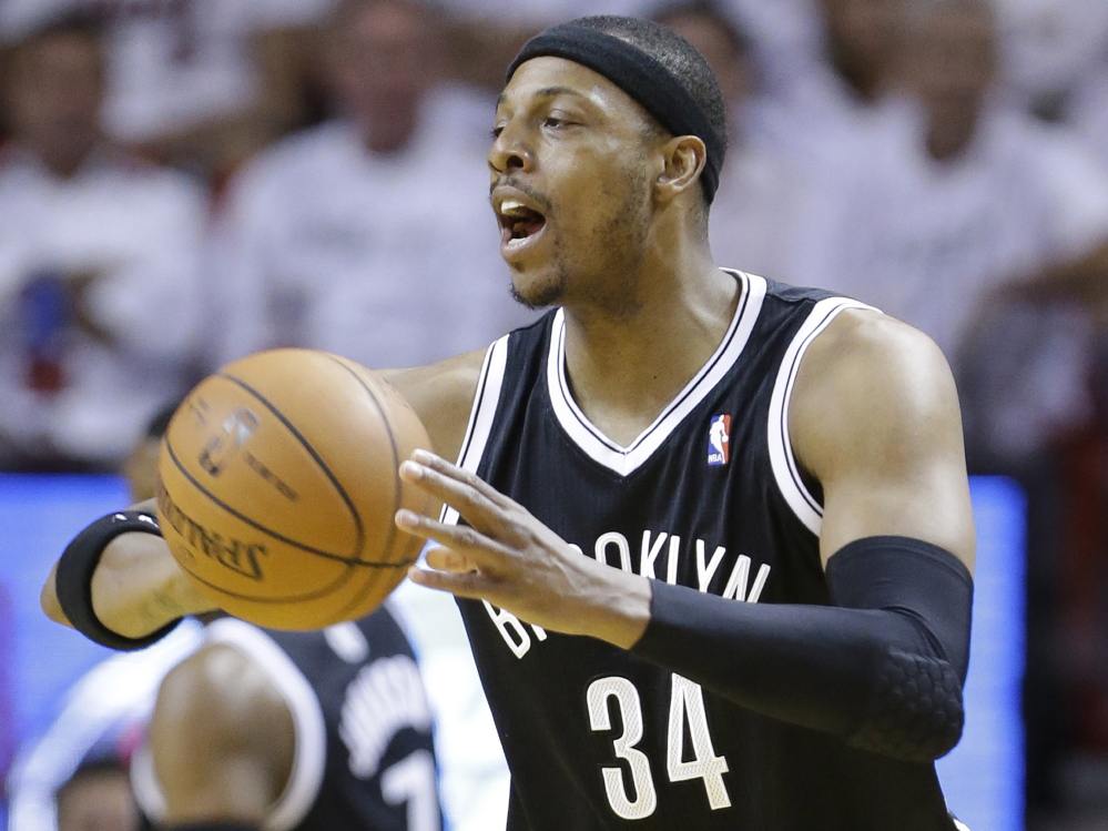 Paul Pierce played for the Nets last season after spending the first 15 years of his career with Boston. Reports say Pierce signed a two-year deal with the Wizards.