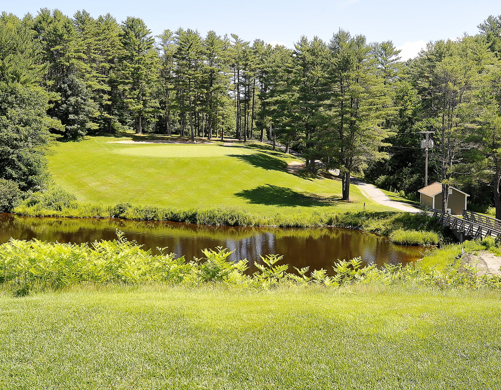 The 11th hole on Val Halla, a par 3, provides enough water to make you focus while hitting to an elevated tee. The hole also is picturesque, with the largest green on the course.