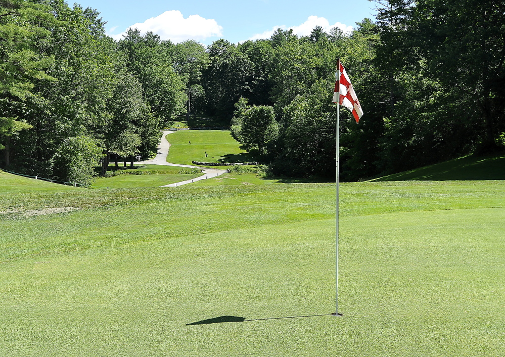 The 17th hole is one of the great closing holes at Val Halla – an uphill par 3 that measures between 180 and 190 yards, depending on the tee placement.
