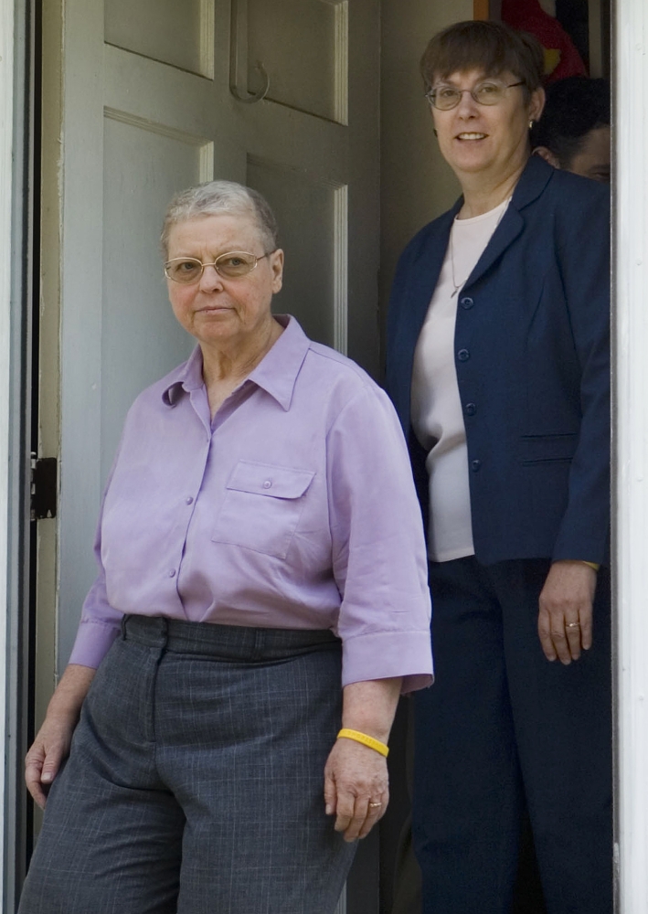 Margaret Mueller, right, died in 2009 a few years after a health problem was misdiagnosed, and her partner, Charlotte Stacey, was denied damages for loss of spousal consortium.