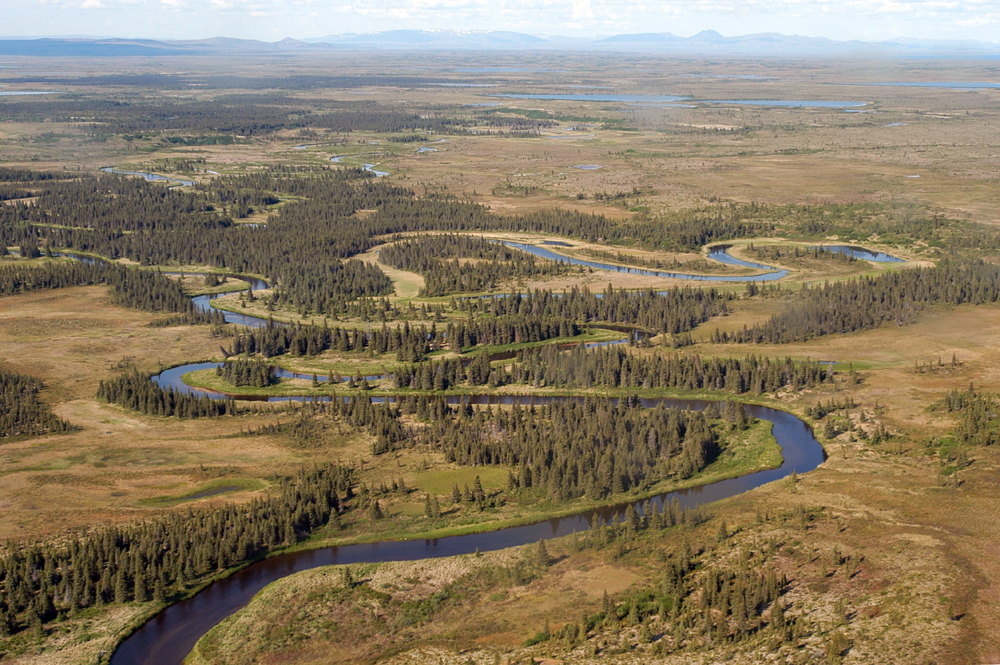 A stream flowing through the Bristol Bay, Alaska, watershed is shown in a 2003 photo provided by the Bureau of Land Management. The EPA’s new and severe restrictions are seen as likely to block the massive Pebble Mine project that has been proposed for the area.