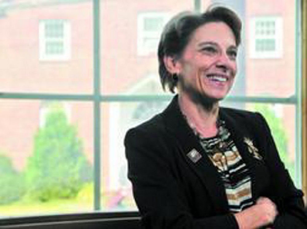 Now in her third year as president of the University of Maine at Farmington, Kathryn Foster leads a committee that seeks to streamline course offerings in the state university system while simultaneously offering broader access to students at the seven campuses.
