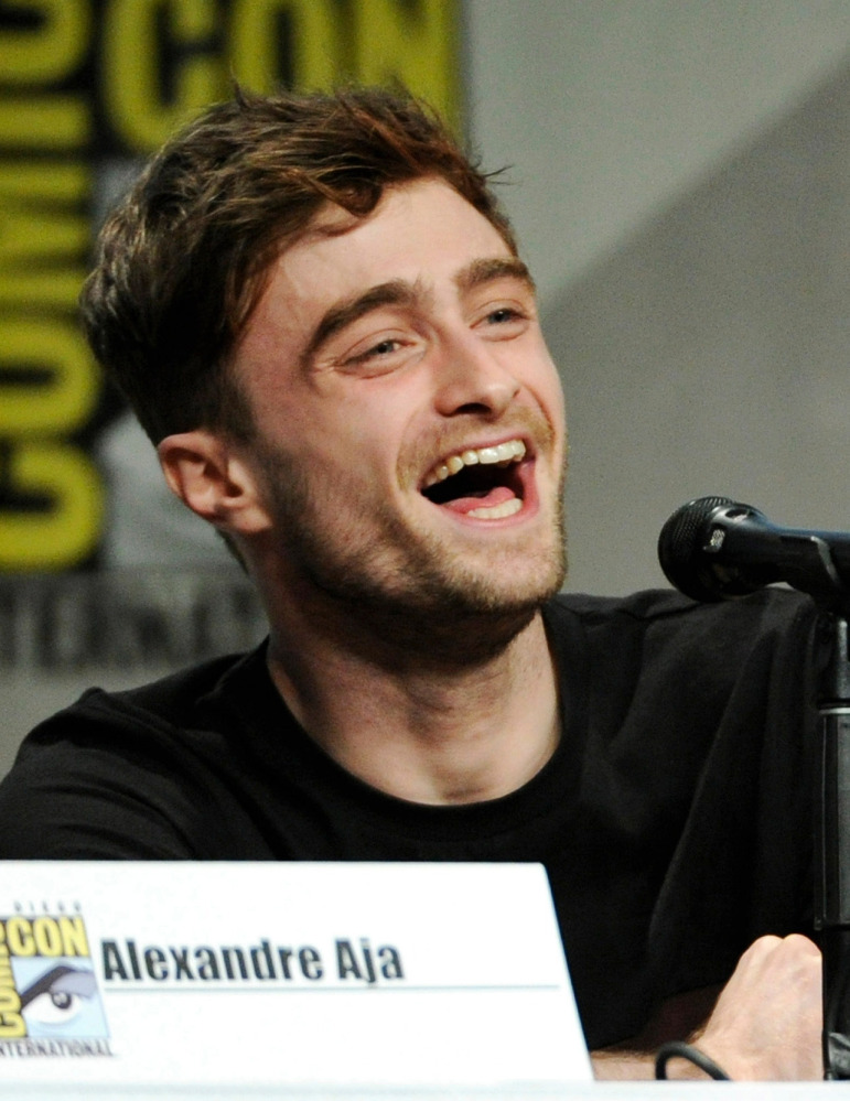 Daniel Radcliffe attends the RADiUS-TWC “Horns” panel on Day 2 of Comic-Con International on Friday.