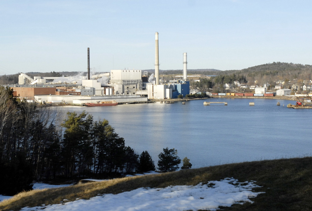 Verso Paper owns this mill in Bucksport and another one in Jay. Acquiring NewPage would add eight mills to its lineup, including one in Rumford.