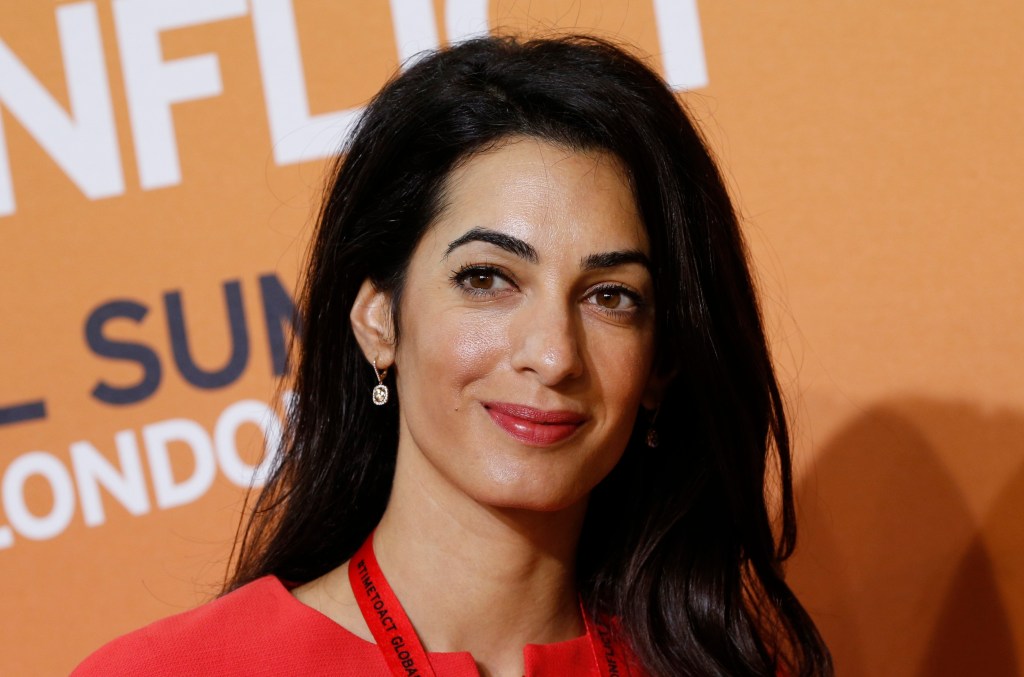 Amal Alamuddin, human rights lawyer and fiancee of U.S. actor George Clooney, attends the 'End Sexual Violence in Conflict' summit in London on June 12, 2014.

The Associated Press