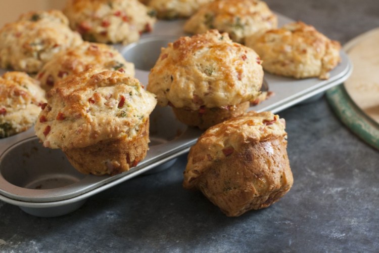 Sara Moulton's broccoli-cheddar muffins