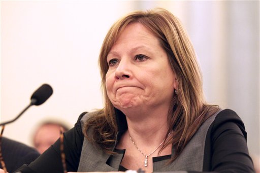 GM CEO Mary Barra testifies on Capitol Hill in Washington on Thursday. A Senate Commerce subcommittee hearing is examining accountability and corporate culture in wake of the GM recalls. The Associated Press