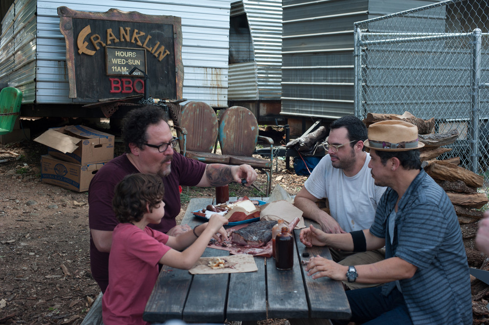 Jon Favreau, left, shadowed high profile chefs to learn every part of the business for his role in the film "Chef." 