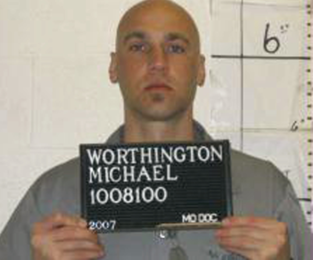 This April 4, 2007 file photo provided by the Missouri Department of Corrections shows Michael Worthington.