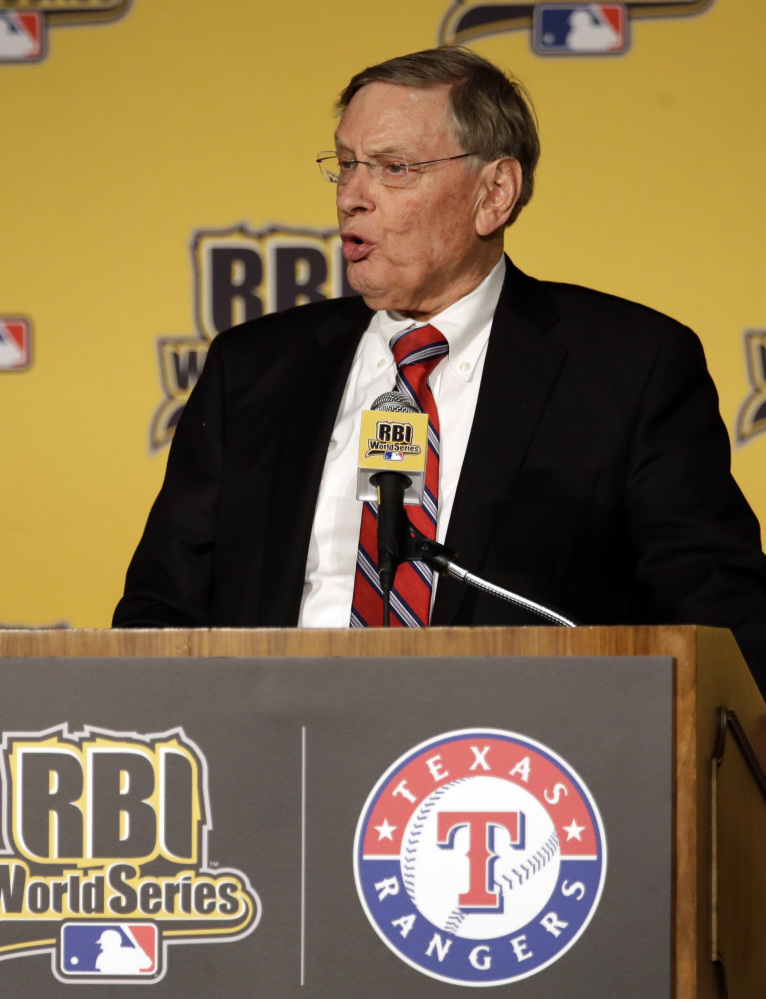 Baseball Commissioner Bud Selig, who is retiring in January, says there’s a list of three candidates to replace him.