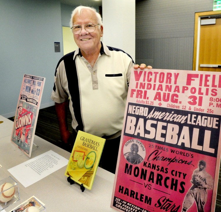 Joe Caliro will make a presentation on the Negro Leagues, including its history in southern Maine, on Tuesday at the McArthur Library in Biddeford.