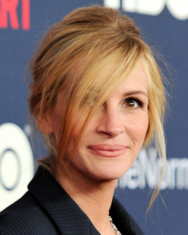 Julia Roberts is nominated for an Emmy for her role in “The Normal Heart.”