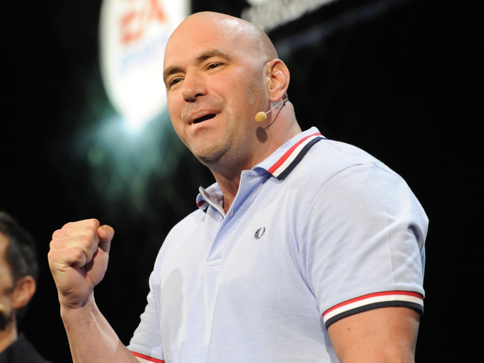 UFC President Dana White graduated from Hermon High in 1987. He was determined to bring UFC to Bangor when the Cross Insurance Center was built and will do so Saturday.