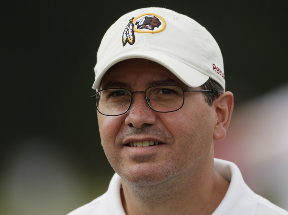 Washington owner Dan Snyder has vowed never to change his football team’s name.