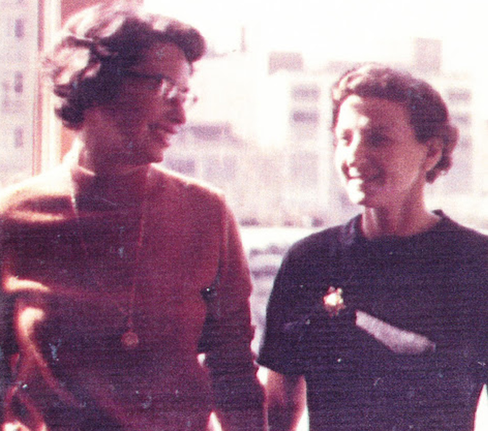 A photo provided by Gerber, left, and Berlin shows the couple in 1967.