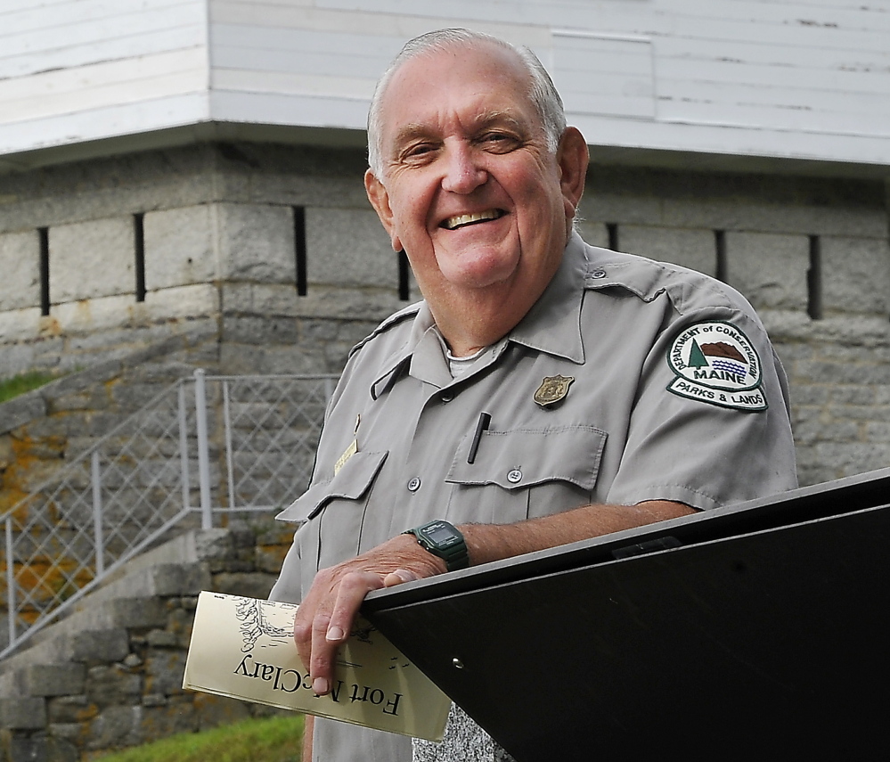 Doc Dochtermann, the park manager at Fort McClary State Historic Site in Kittery, knows one thing: Forts need cannons.