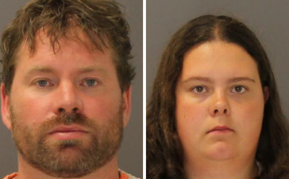 Stephen Howells II, left, and Nicole Vaisey, were arraigned late Friday on charges they intended to physically harm or sexually abuse two Amish sisters after abducting them from a roadside farm stand.