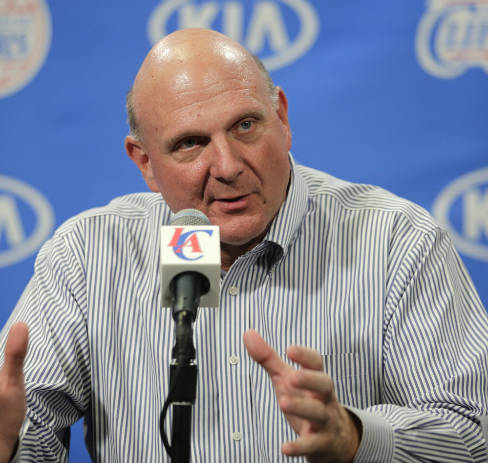 Steve Ballmer will now try to put up numbers for the L.A. Clippers.