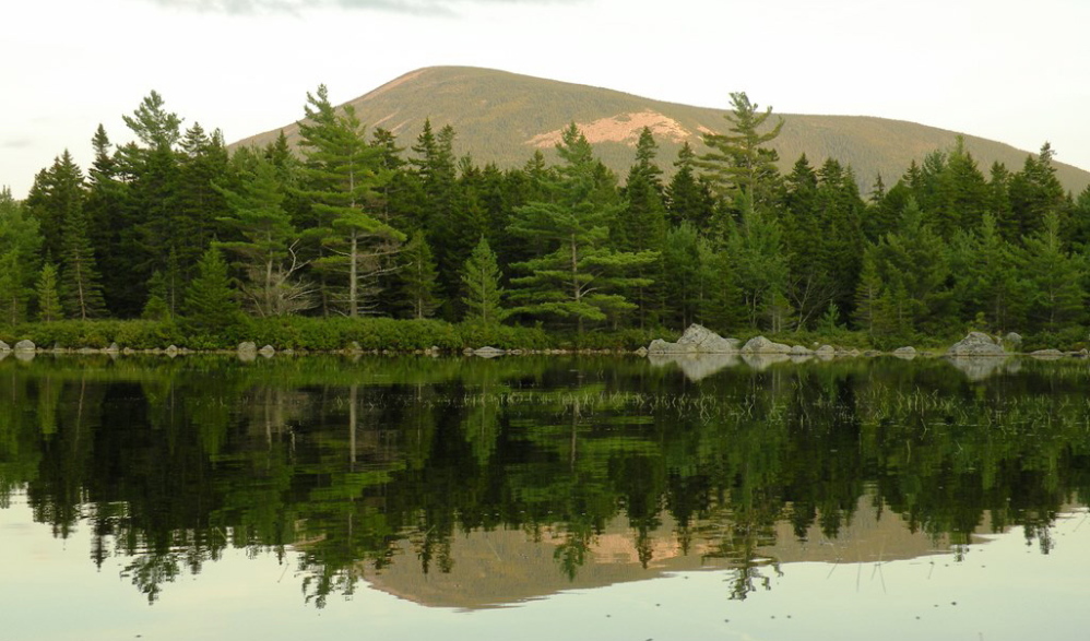 Russell Pond, right in the center of Baxter State Park, gives a “sense you’re really far away from it all,” according to the park director.