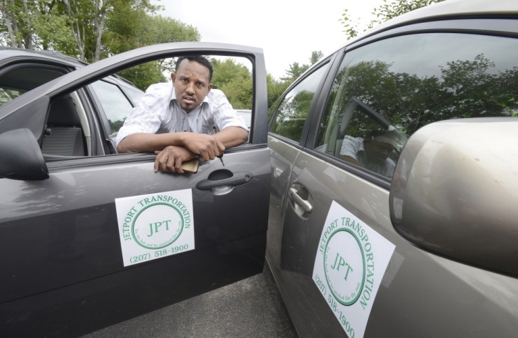 Ilyas Sharif, a veteran cabdriver and Portland jetport permit holder, says he’s tired of the access controversy.