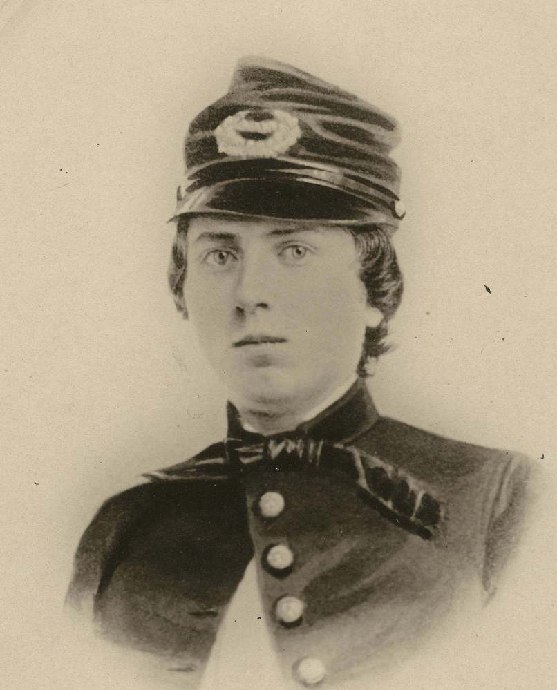 Wisconsin-born 1st Lt. Alonzo Cushing was shot in the head while defending Cemetery Ridge in 1863.