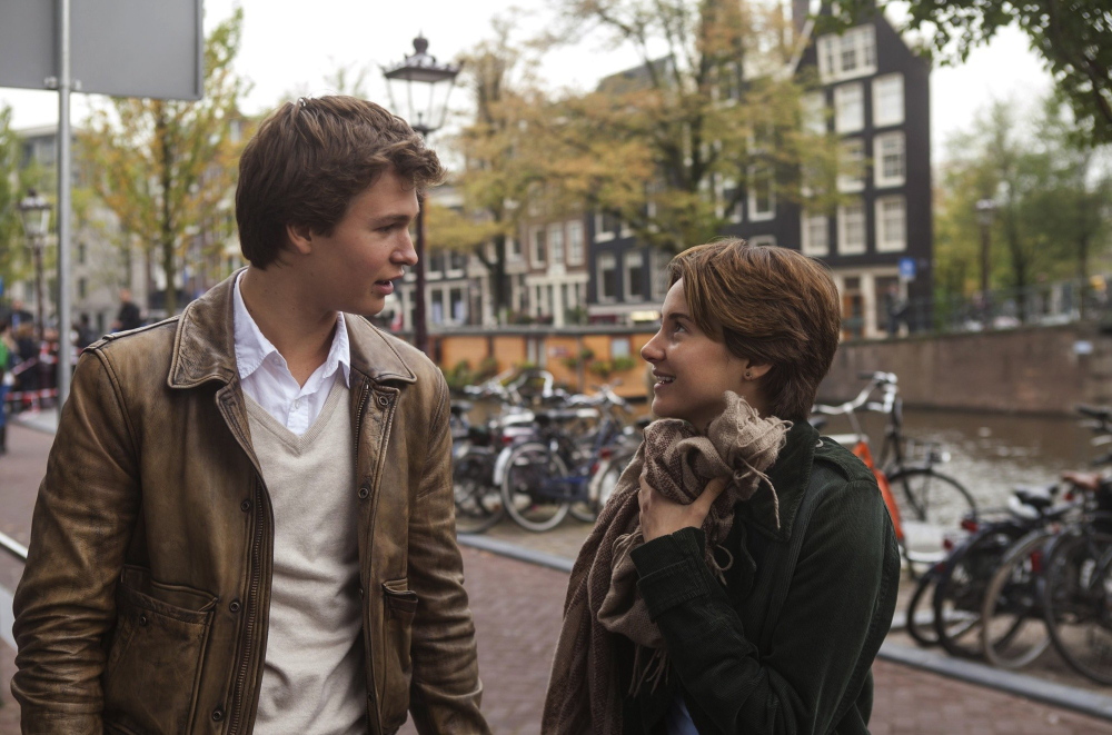 Ansel Elgort and Shailene Woodley in "The Fault in Our Stars.'